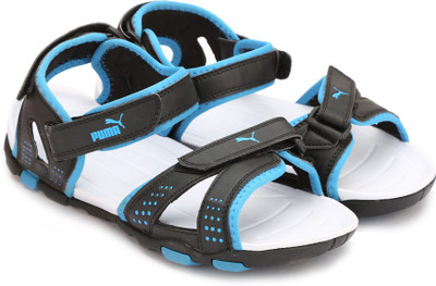 Puma Men black -blue aster Sports Sandals