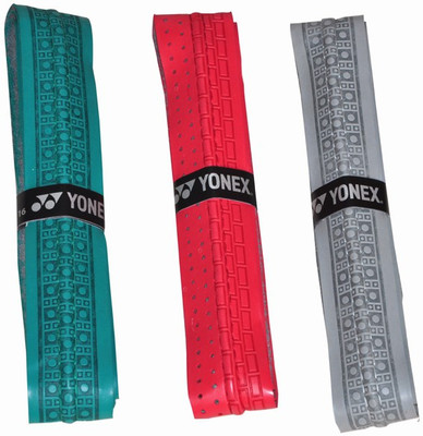 Yonex YONEX GRIP Extra Tacky Grip(Grey, Pack of 3)