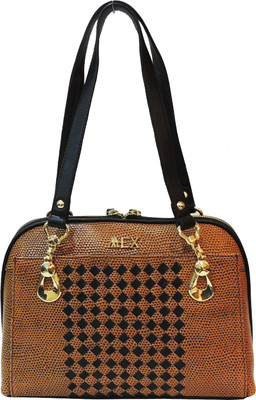 Mex Hand-held Bag(Black, Brown)
