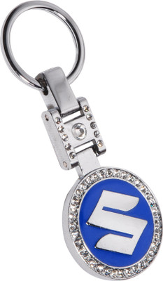 Zeroza Suzuki Diamond Studded SUZ05 Key Chain(Blue)
