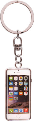 Oyedeal Iphone Mobile Shaped Key Chain(White)