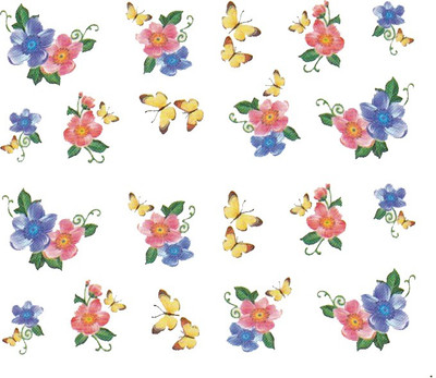 SENECIO™ Rose Bunch Multicolor Style - 6 Nail Art Manicure Decals Water Transfer Stickers Sheet(Multicolor)
SENECIO™ Rose Bunch Multicolor Style - 6 Nail Art Manicure Decals Water Transfer Stickers Sheet(Multicolor)