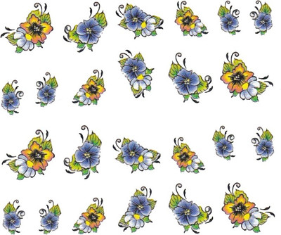 SENECIO™ Rose Bunch Multicolor Style - 20 Nail Art Manicure Decals Water Transfer Stickers Sheet(Multicolor)
SENECIO™ Rose Bunch Multicolor Style - 20 Nail Art Manicure Decals Water Transfer Stickers Sheet(Multicolor)