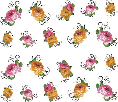 SENECIO™ Rose Bunch Multicolor Style - 15 Nail Art Manicure Decals Water Transfer Stickers Sheet(Multicolor)
SENECIO™ Rose Bunch Multicolor Style - 15 Nail Art Manicure Decals Water Transfer Stickers Sheet(Multicolor)
