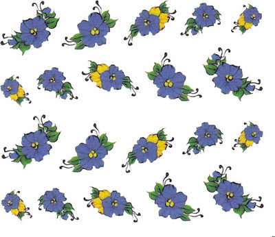 SENECIO™ Rose Bunch Multicolor Style - 11 Nail Art Manicure Decals Water Transfer Stickers Sheet(Multicolor)
SENECIO™ Rose Bunch Multicolor Style - 11 Nail Art Manicure Decals Water Transfer Stickers Sheet(Multicolor)