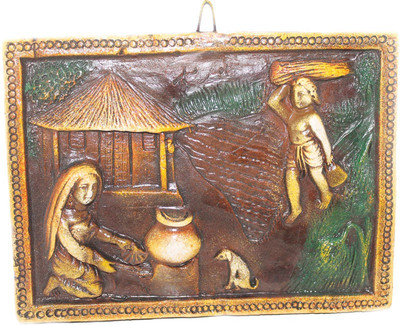Sarvsiddhi Terracotta Village Scene Wall Décor Decorative Showpiece - 3 cm(Terracotta, Brown)
Sarvsiddhi Terracotta Village Scene Wall Décor Decorative Showpiece - 3 cm(Terracotta, Brown)