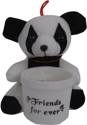 Joymart Stuffed Soft Toy Panda Friends Forever with pen Holder stand Black and White color - 16 cm(White)
Joymart Stuffed Soft Toy Panda Friends Forever with pen Holder stand Black and White color - 16 cm(White)