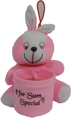 Joymart Stuffed Soft Toy Rabbit For Sum Special with pen Holder stand Pink color - 16 cm(Pink)
Joymart Stuffed Soft Toy Rabbit For Sum Special with pen Holder stand Pink color - 16 cm(Pink)