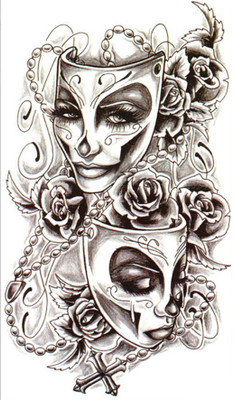 Savii Mask Temporary Tattoo(Mask Design)