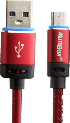 MUTEBOX MXD L22 Maroon Sync & Charge Cable(Maroon)