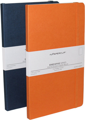 Mypaperclip Regular Notebook(192 Plain Pages Executive Series, Blue-Orange, Pack of 2)
Mypaperclip Regular Notebook(192 Plain Pages Executive Series, Blue-Orange, Pack of 2)