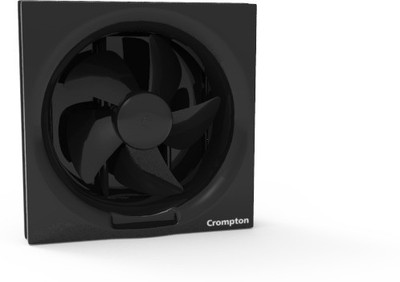 Crompton BRISKAIR250 5 Blade Exhaust Fan(Black, Pack of 1)