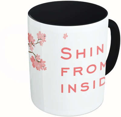 MiiCreations Printed Two Tone Black And White Shine From Inside Ceramic Mug(325 ml)
MiiCreations Printed Two Tone Black And White Shine From Inside Ceramic Mug(325 ml)