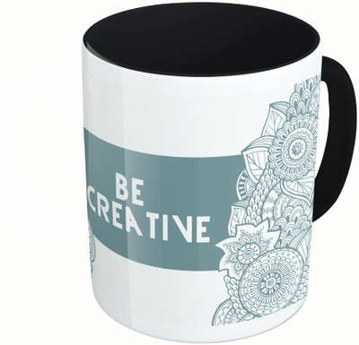 MiiCreations Printed Two Tone Black And White Be Creative Ceramic Mug(325 ml)
MiiCreations Printed Two Tone Black And White Be Creative Ceramic Mug(325 ml)