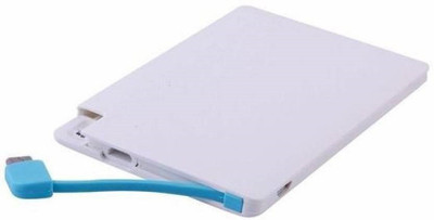 SPIRITe 2500 mAh Power Bank (C002, 1.6 Amp Portable Credit Card )(White, Lithium-ion)