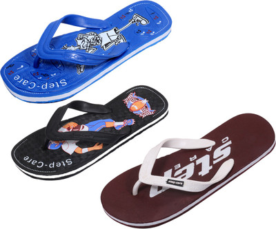 Indistar Flip Flops, Brown step:blue::black