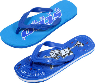 Indistar Flip Flops, Blue::blue