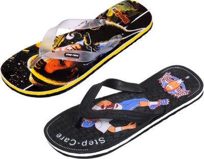Indistar Flip Flops, Printed blk::black