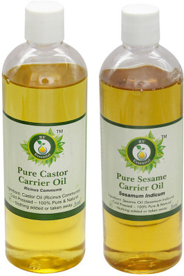 R V Essential Castor (100ml) and Sesame Carrier Oil (100ml)- 100% Pure & Natural Cold Pressed(200 ml)
R V Essential Castor (100ml) and Sesame Carrier Oil (100ml)- 100% Pure & Natural Cold Pressed(200 ml)