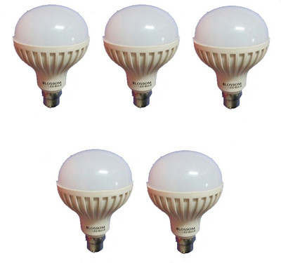 AnnieBlossom 3 W Standard B22 LED Bulb(White, Pack of 5)