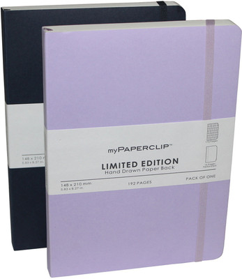 Mypaperclip A5 Notebook(192 Checked Pages Executive Series, Imperial-Lilac, Pack of 2)
Mypaperclip A5 Notebook(192 Checked Pages Executive Series, Imperial-Lilac, Pack of 2)