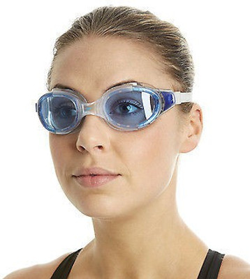 Speedo Unisex - Adult Futura Biofuse Swimming Goggles(White), Blue;clear