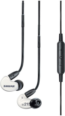 Shure SE 215MSPE Headphone(White, In the Ear)