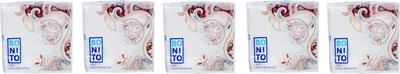 Bonito Bonito Premium Large Cocktail Napkins and Tissue Paper (33x33 Cm): 50 Pulls Pack of 5 White Napkins(5 Sheets)
Bonito Bonito Premium Large Cocktail Napkins and Tissue Paper (33x33 Cm): 50 Pulls Pack of 5 White Napkins(5 Sheets)