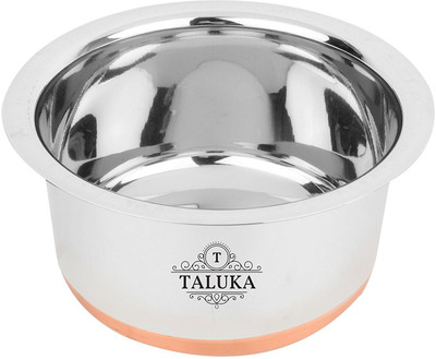 Taluka ( 8.5" x 5" inches approx) Stainless Steel Copper Bottom Tope Steel Topia Bhaguna Capacity:- 2 Liter Weight 560 Grams Pot 2 L(Stainless Steel, Induction Bottom), Silver
Taluka ( 8.5" x 5" inches approx) Stainless Steel Copper Bottom Tope Steel Topia Bhaguna Capacity:- 2 Liter Weight 560 Grams Pot 2 L(Stainless Steel, Induction Bottom), Silver