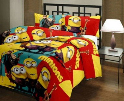 Handivilla Cartoon AC Blanket(Poly Cotton, Red