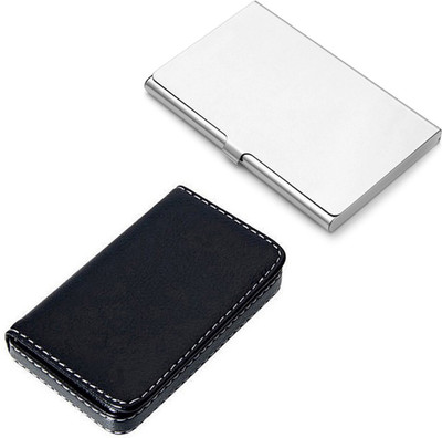 CrackaDeal 2017 New Stylish Quality Stainless Steel Luxury Visiting & Soft Black LeatherBusiness Purpose Visa Visiting 6 Card Holder(Set of 2, Multicolor)
CrackaDeal 2017 New Stylish Quality Stainless Steel Luxury Visiting & Soft Black LeatherBusiness Purpose Visa Visiting 6 Card Holder(Set of 2, Multicolor)