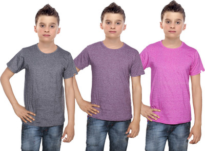 IndiWeaves Boys Solid Cotton T Shirt(Multicolor, Pack of 3, Black;pink;purple
IndiWeaves Boys Solid Cotton T Shirt(Multicolor, Pack of 3, Black;pink;purple