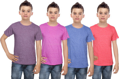 IndiWeaves Boys Solid Cotton T Shirt(Multicolor, Pack of 4, Blue;pink;purple;red
IndiWeaves Boys Solid Cotton T Shirt(Multicolor, Pack of 4, Blue;pink;purple;red