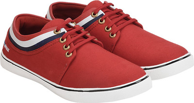 Kaneggye Canvas Shoes For Men(Red