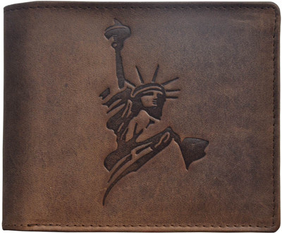 Tamanna Men Brown Genuine Leather Wallet(6 Card Slots)