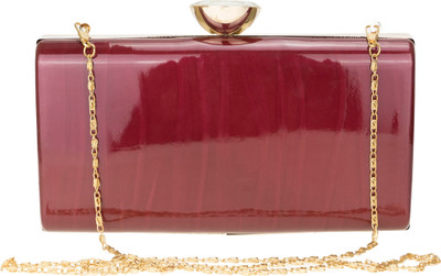 Genious Party Maroon Clutch