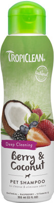 Tropiclean BERRY COCONUT CLEANING Allergy Relief, Anti-dandruff, Anti-fungal, Anti-itching, Anti-microbial, Anti-parasitic, Conditioning, Flea and Tick, Hypoallergenic, Whitening and Color Enhancing Berry Dog Shampoo(355 ml)
Tropiclean BERRY COCONUT CLEANING Allergy Relief, Anti-dandruff, Anti-fungal, Anti-itching, Anti-microbial, Anti-parasitic, Conditioning, Flea and Tick, Hypoallergenic, Whitening and Color Enhancing Berry Dog Shampoo(355 ml)