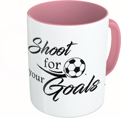 MiiCreations Printed Two Tone Pink And White Shoot For Your Goals! Ceramic Mug(325 ml)
MiiCreations Printed Two Tone Pink And White Shoot For Your Goals! Ceramic Mug(325 ml)