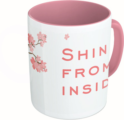 MiiCreations Printed Two Tone Pink And White Shine From Inside Ceramic Mug(325 ml)
MiiCreations Printed Two Tone Pink And White Shine From Inside Ceramic Mug(325 ml)