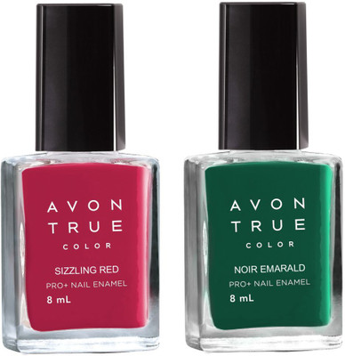 Avon Anew True Color Nail Wear Pro+ Nail Enamel (set of 2) noir - sizzling(Pack of 2)
Avon Anew True Color Nail Wear Pro+ Nail Enamel (set of 2) noir - sizzling(Pack of 2)
