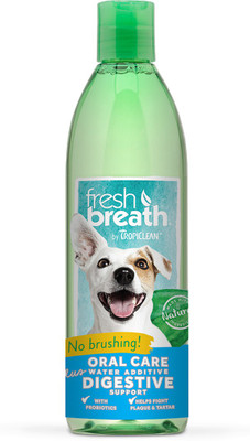 Tropiclean Fresh Breath Plus Digestive Support Dental Care Mint Cologne(475 ml)
