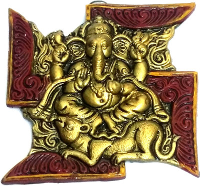 AIR9 Ganesha JI SWASTIK WALL Hanging Decorative Showpiece - 15 cm(Iron, Multicolor)
AIR9 Ganesha JI SWASTIK WALL Hanging Decorative Showpiece - 15 cm(Iron, Multicolor)