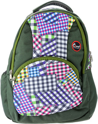 JG Shoppe M32 School Bag(Green, 20 L)