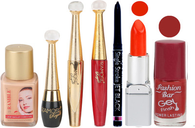 Ramble Women Fashion Makeup Combo Set(Set of 7)