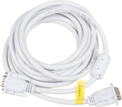 Signaweld H-8544-21 VGA Cable(Compatible with Computer, Led, Projector, Laptop, White)
Signaweld H-8544-21 VGA Cable(Compatible with Computer, Led, Projector, Laptop, White)