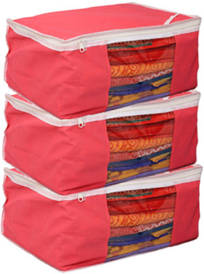 Kuber Industries Designer Non woven Saree cover Bag Set of 3 Pcs /Wardrobe Organiser/Regular Clothes Cover " KI19153P25(Pink)
Kuber Industries Designer Non woven Saree cover Bag Set of 3 Pcs /Wardrobe Organiser/Regular Clothes Cover " KI19153P25(Pink)
