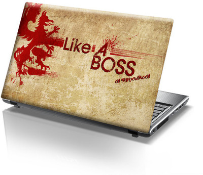 Onlinemart Like Boss Vinyl Laptop Decal 15.6