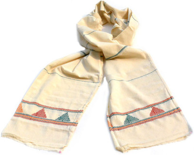 Art Godaam Woven Cotton Girls Stole, Yellow