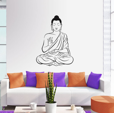 New Way Decals Wall Sticker Spiritual Leaders Wallpaper(70 cm X 50 cm)