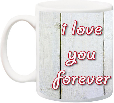 ME&YOU Gift for Husband/Wife/Boyfriend/Girlfriend/lover;I Love You Foreveer Beautiful 3D Printed Ceramic Mug(325 ml), Multicolor
ME&YOU Gift for Husband/Wife/Boyfriend/Girlfriend/lover;I Love You Foreveer Beautiful 3D Printed Ceramic Mug(325 ml), Multicolor